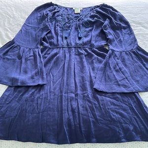 Altar’d State NWOT Blue Long Sleeve Dress